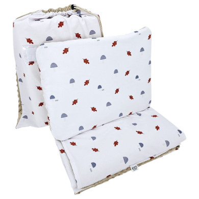 Preschool bedding set 100 x 135 cm with bag MUSHROOMS Preschool bedding set 100 x 135 cm with bag MUSHROOMS