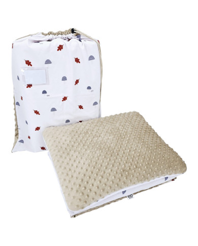 Ensemble de literie pour enfants d'âge préscolaire 100 x 135 cm avec sac MUSHROOMS Ensemble de literie pour enfants d'âge préscolaire 100 x 135 cm avec sac MUSHROOMS