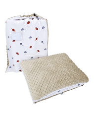 Vorschulbettwäsche Set 100 x 135 cm mit Tasche MUSHROOMS Vorschulbettwäsche Set 100 x 135 cm mit Tasche MUSHROOMS