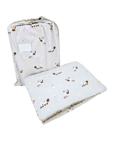Ensemble de literie pour enfants d'âge préscolaire 100 x 135 cm avec sac BEES Ensemble de literie pour enfants d'âge préscolaire 100 x 135 cm avec sac BEES