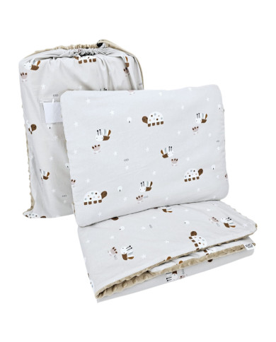 Ensemble de literie pour enfants d'âge préscolaire 100 x 135 cm avec sac BEES Ensemble de literie pour enfants d'âge préscolaire 100 x 135 cm avec sac BEES