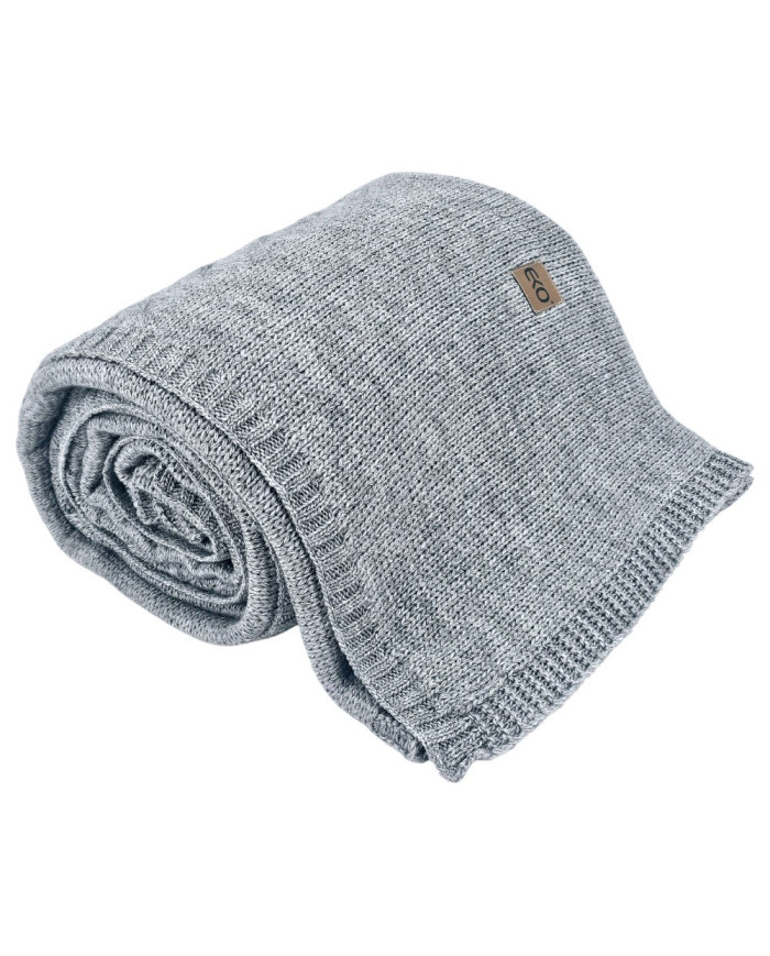 Knitted Wool blanket 150x200 cm - AREZZO POPIEL