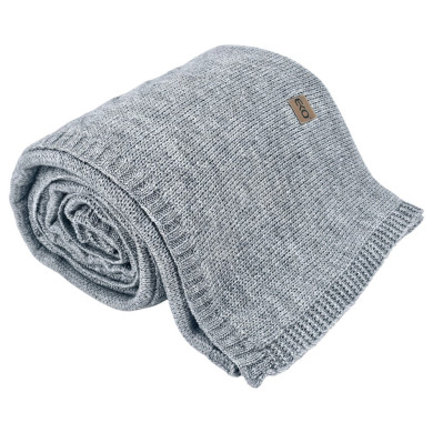 Knitted Wool blanket 150x200 cm - AREZZO POPIEL Knitted Wool blanket 150x200 cm - AREZZO POPIEL