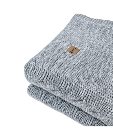 Knitted Wool blanket 150x200 cm - AREZZO POPIEL