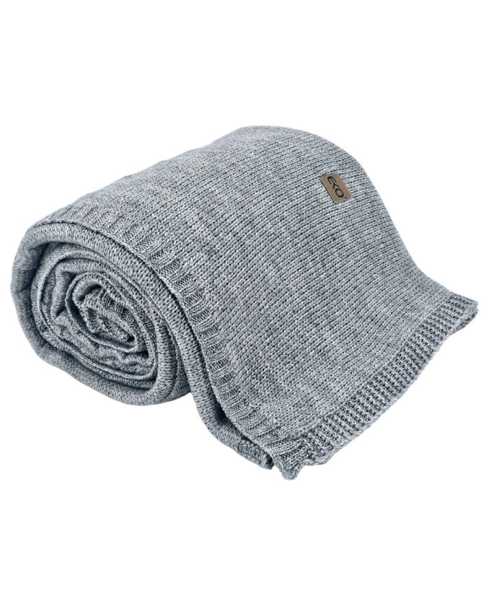 Knitted Wool blanket 150x200 cm - AREZZO POPIEL