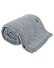 Knitted Wool blanket 150x200 cm - AREZZO POPIEL