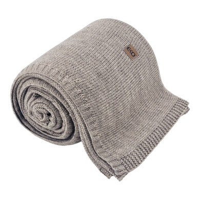 Pleteno Vunena deka 150x200 cm – AREZZO TAUPE Pleteno Vunena deka 150x200 cm – AREZZO TAUPE