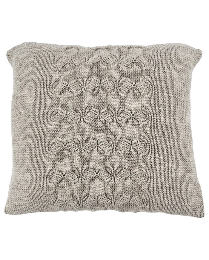 Pleteno Vunena deka 150x200 cm – AREZZO TAUPE