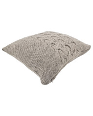 Pletené Vlněný povlak na polštář 45x45 cm - AREZZO TAUPE