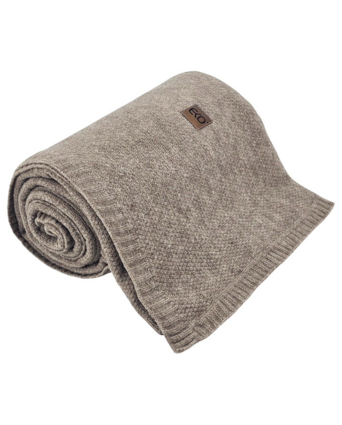 Strickdecke 150x200 cm - MILANO TAUPE