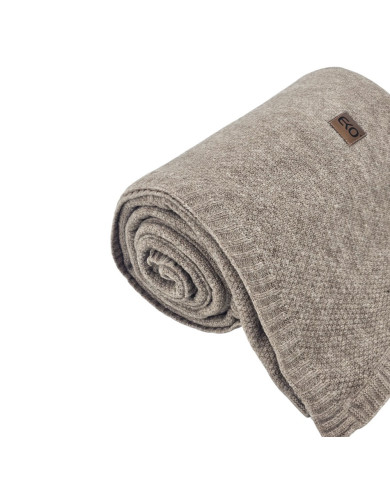 Knitted blanket 150x200 cm - MILANO TAUPE