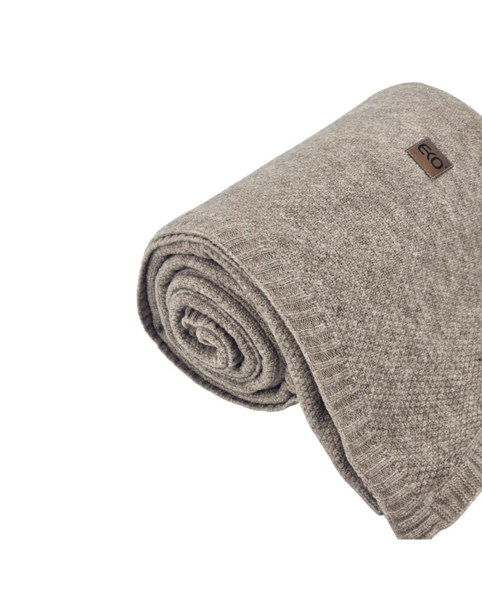 Вязаное одеяло 150x200 см – MILANO TAUPE
