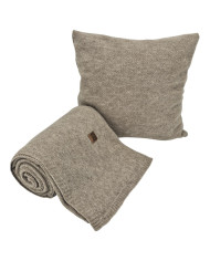 Knitted blanket 150x200 cm - MILANO TAUPE