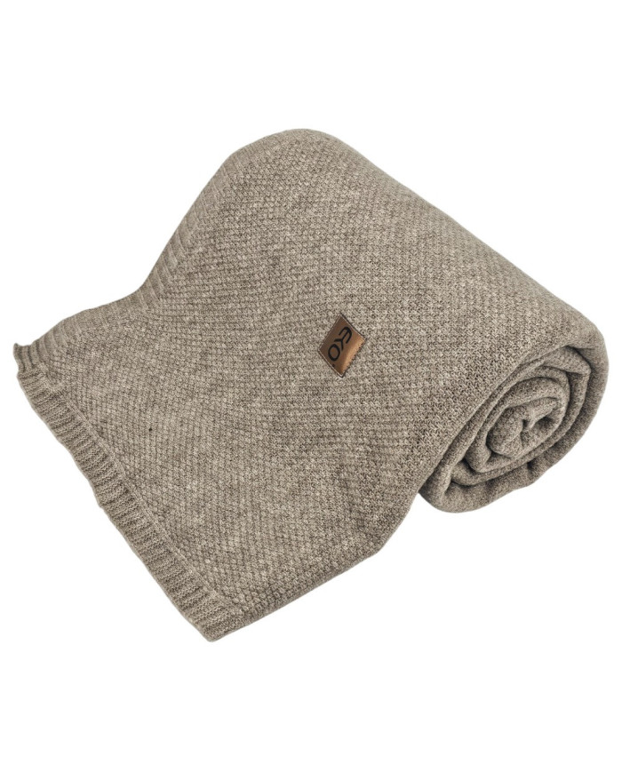 Pletena deka 150x200 cm – MILANO TAUPE