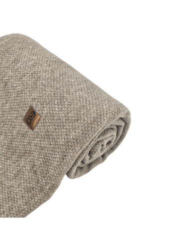 Koc dzianinowy 150x200 cm – MILANO TAUPE Koc dzianinowy 150x200 cm – MILANO TAUPE
