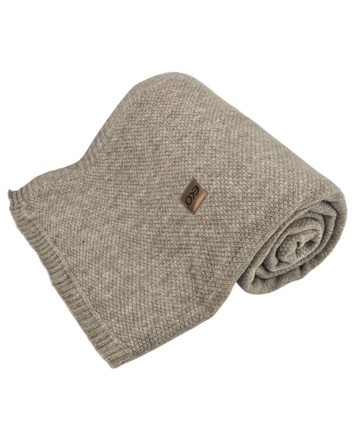 Вязаное одеяло 150x200 см – MILANO TAUPE
