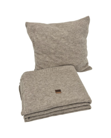 Pletena deka 150x200 cm – MILANO TAUPE Pletena deka 150x200 cm – MILANO TAUPE