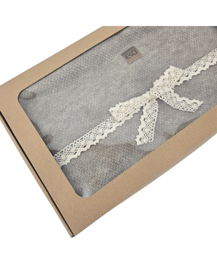 Knitted blanket 150x200 cm - MILANO TAUPE