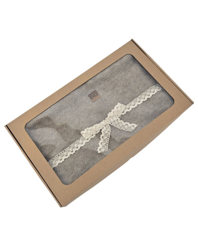 Koc dzianinowy 150x200 cm – MILANO TAUPE Koc dzianinowy 150x200 cm – MILANO TAUPE