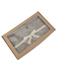 Knitted blanket 150x200 cm - MILANO TAUPE