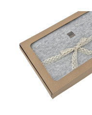 Couverture tricotée 150x200 cm - MILANO PERŁOWY