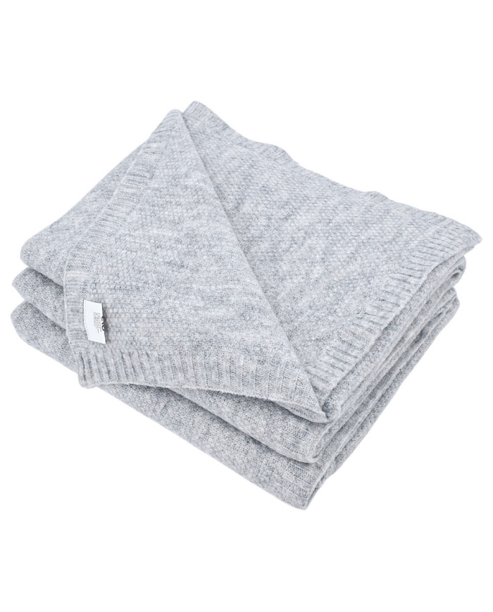 Knitted blanket 150x200 cm - MILANO PERŁOWY