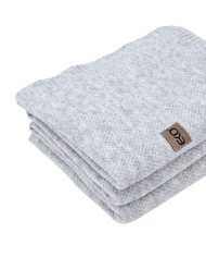 Knitted blanket 150x200 cm - MILANO PERŁOWY