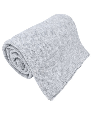 Knitted blanket 150x200 cm - MILANO PERŁOWY Knitted blanket 150x200 cm - MILANO PERŁOWY