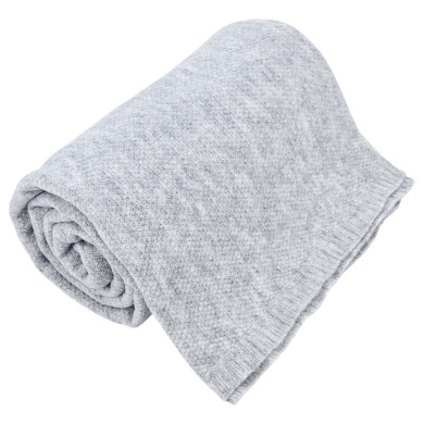 Knitted blanket 150x200 cm - MILANO PERŁOWY