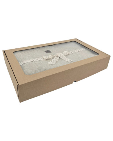 Koc dzianinowy 150x200 cm – MILANO LATTE Koc dzianinowy 150x200 cm – MILANO LATTE