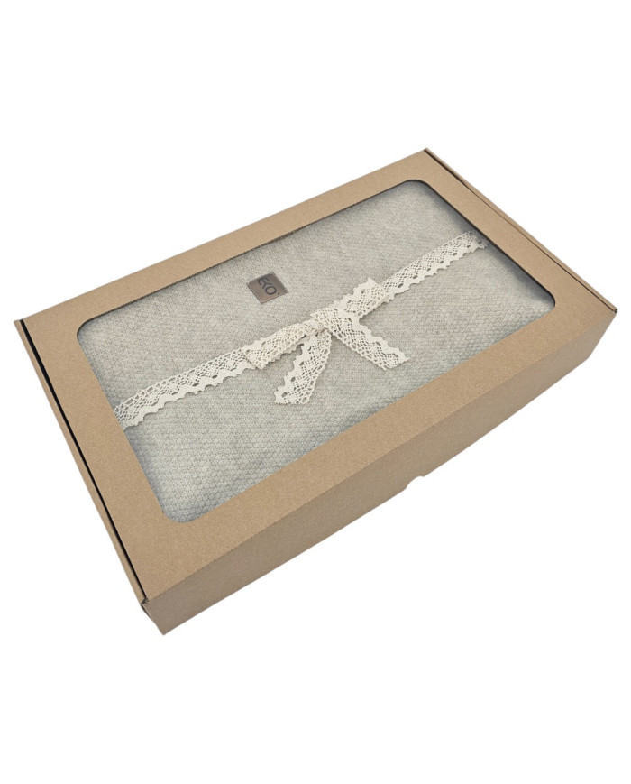 Knitted blanket 150x200 cm - MILANO LATTE