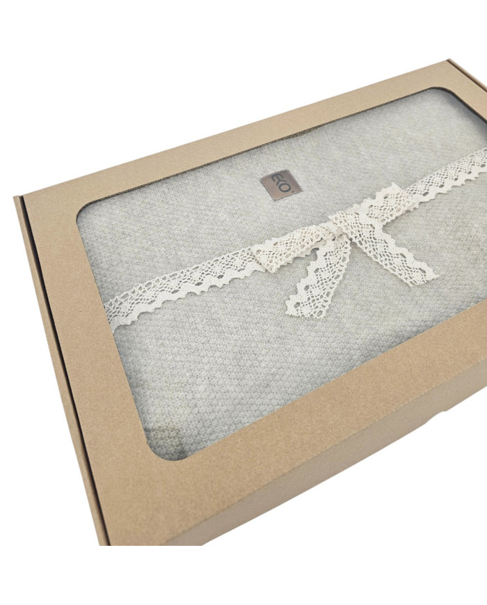 Strickdecke 150x200 cm - MILANO LATTE