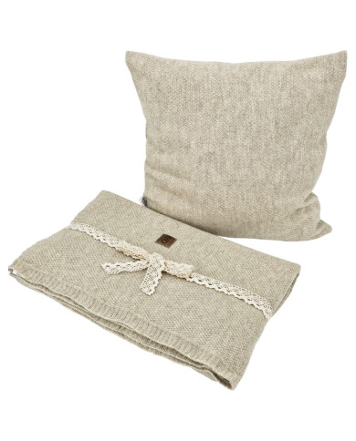 Strickdecke 150x200 cm - MILANO LATTE Strickdecke 150x200 cm - MILANO LATTE