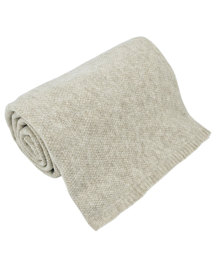 Strickdecke 150x200 cm - MILANO LATTE