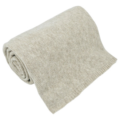 Knitted blanket 150x200 cm - MILANO LATTE