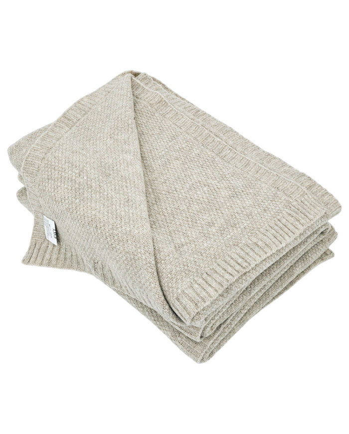 Knitted blanket 150x200 cm - MILANO LATTE