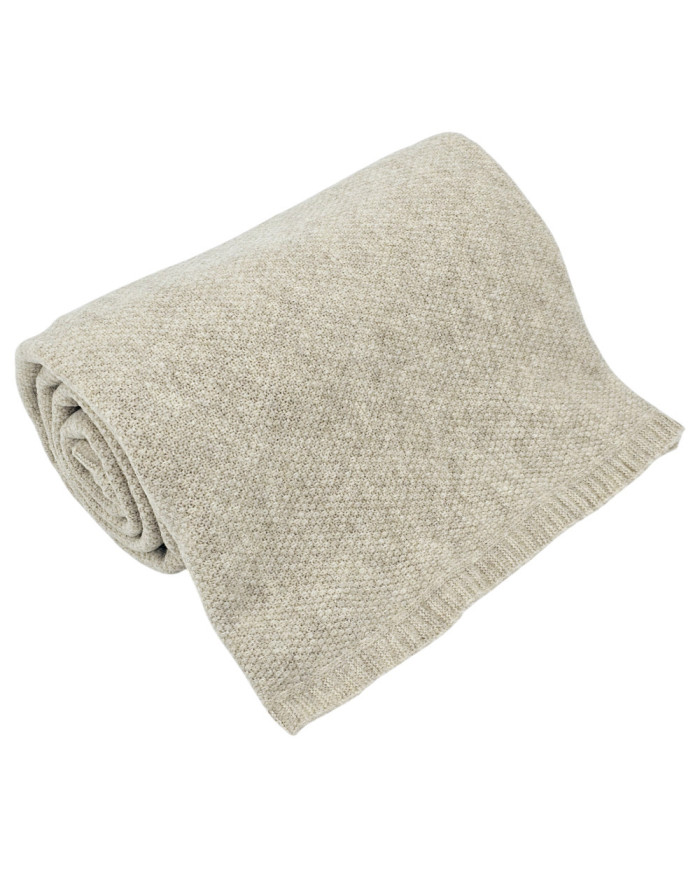 Knitted blanket 150x200 cm - MILANO LATTE
