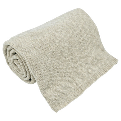 Knitted blanket 150x200 cm - MILANO LATTE