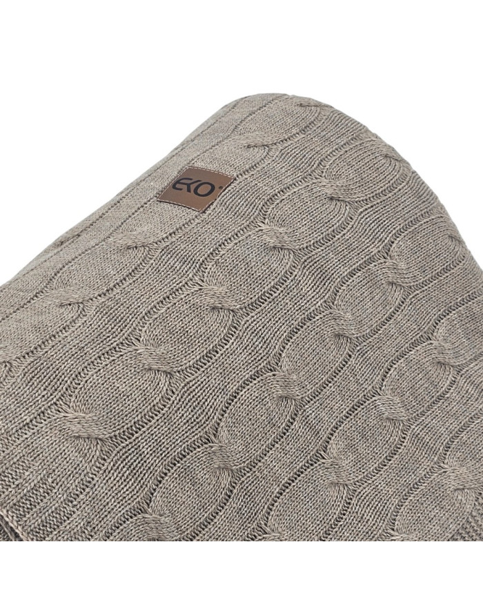 Вязаный плед 150x200 см - VERONA TAUPE