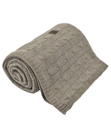 Вязаный плед 150x200 см - VERONA TAUPE Вязаный плед 150x200 см - VERONA TAUPE