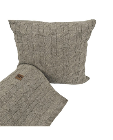 Вязаный плед 150x200 см - VERONA TAUPE Вязаный плед 150x200 см - VERONA TAUPE