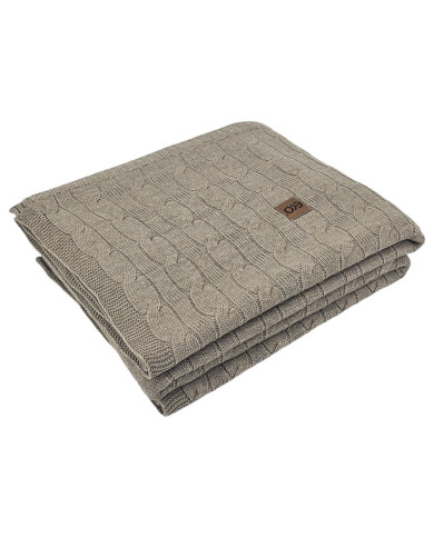 Pletena deka 150x200cm - VERONA TAUPE Pletena deka 150x200cm - VERONA TAUPE
