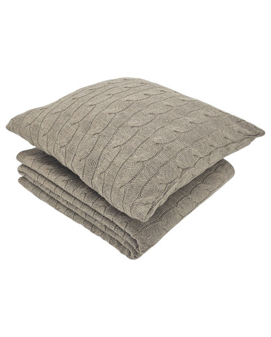 Pletena deka 150x200cm - VERONA TAUPE Pletena deka 150x200cm - VERONA TAUPE