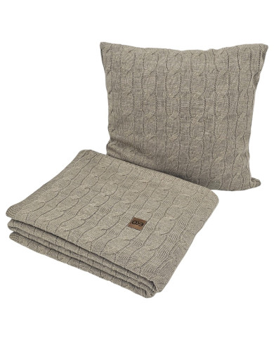 Pletena deka 150x200cm - VERONA TAUPE Pletena deka 150x200cm - VERONA TAUPE