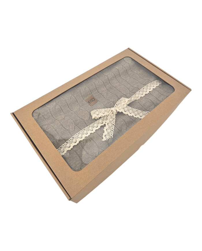 Kötött Takaró 150x200cm - VERONA TAUPE