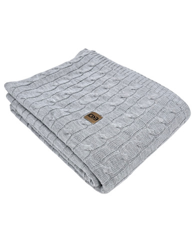 Pletena deka 150x200cm - VERONA POPIEL Pletena deka 150x200cm - VERONA POPIEL