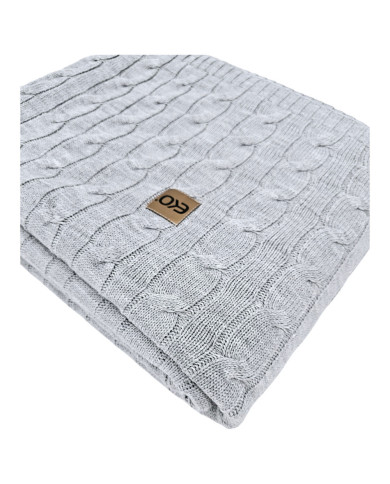 Pletena deka 150x200cm - VERONA POPIEL Pletena deka 150x200cm - VERONA POPIEL