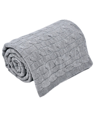 Вязаный плед 150x200 см - VERONA POPIEL Вязаный плед 150x200 см - VERONA POPIEL