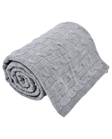 Вязаный плед 150x200 см - VERONA POPIEL Вязаный плед 150x200 см - VERONA POPIEL