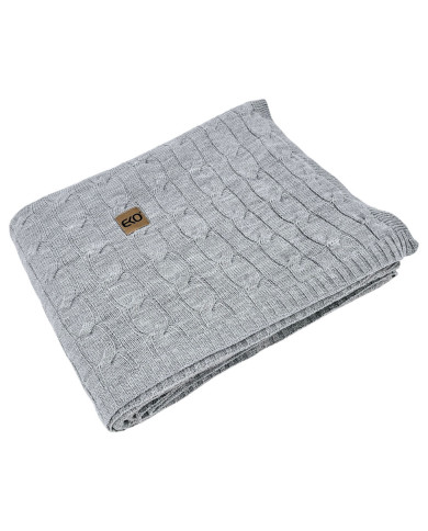 Pletena deka 150x200cm - VERONA POPIEL Pletena deka 150x200cm - VERONA POPIEL
